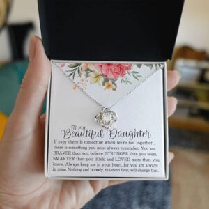 My Daughter Necklace, Daughter Necklaces From Mom, Daughter Gifts From Dad, To My Daughter Necklace From Dad
