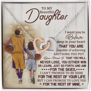 My Daughter Necklace, Daughter Necklace From Dad, Father Daughter Necklace, Father To Daughter Gifts On Birthday