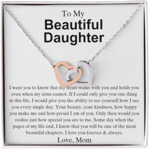Daughter Necklace From Dad, Daughter Necklaces From Mom, Gifts For Daughter From Dad