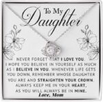 Daughter Necklaces From Mom, To My Beautiful Daughter Necklace, Gifts For Daughters From Mothers