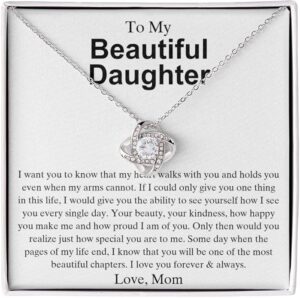 My Daughter Necklace, Daughter Necklaces From Mom, Gifts For Daughters From Mothers , Mother Daughter Necklace