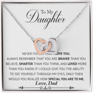 Daughter Gifts From Dad, Birthday Gifts For Daughter From Dad, Father Daughter Gifts, Daughter Necklace From Dad
