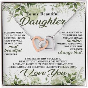 My Daughter Necklace, Daughter Necklaces From Mom, Mother Daughter Necklace, To My Badass Daughter Necklace